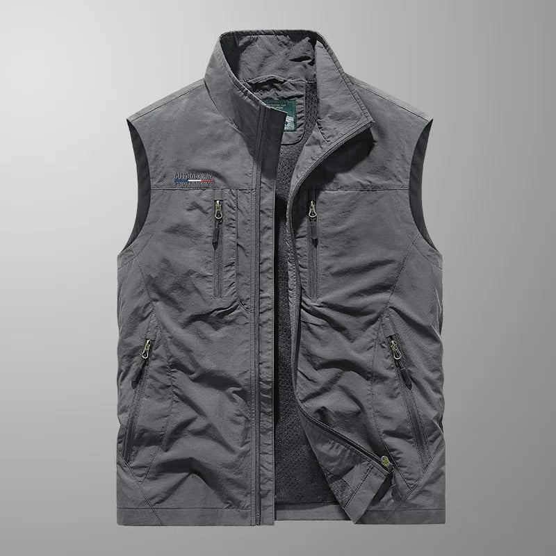 CASPER™ | Gilet cargo traspirante con tasche multiple