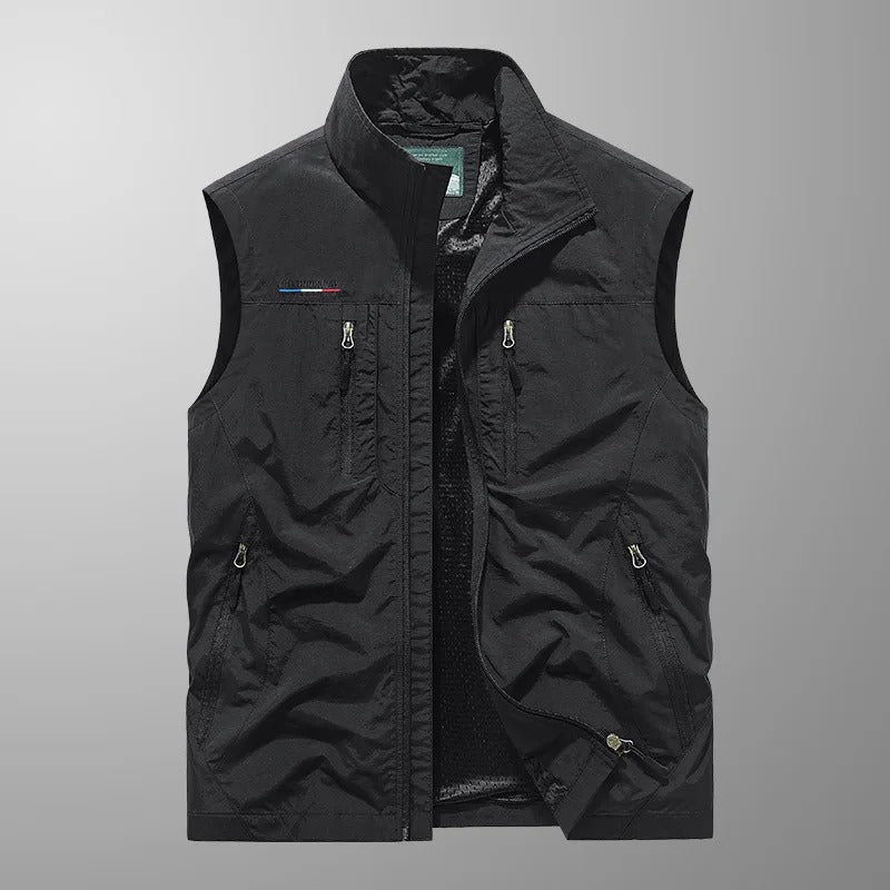 CASPER™ | Gilet cargo traspirante con tasche multiple
