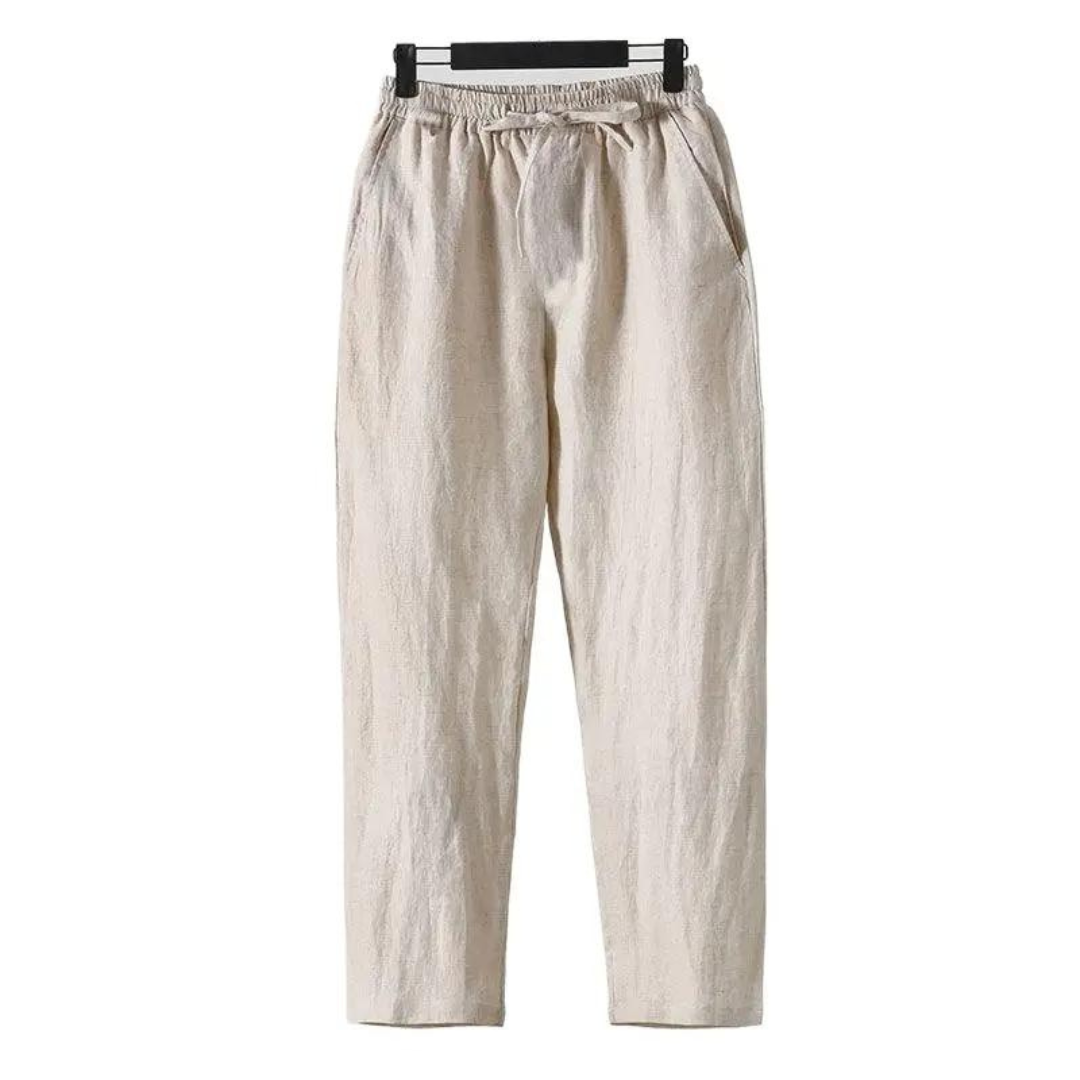 FEDERICO™ | Pantaloni in lino straight fit