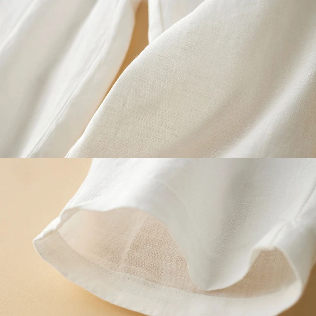 MARGHERITA™ | Pantaloni estivi misto lino-cotone
