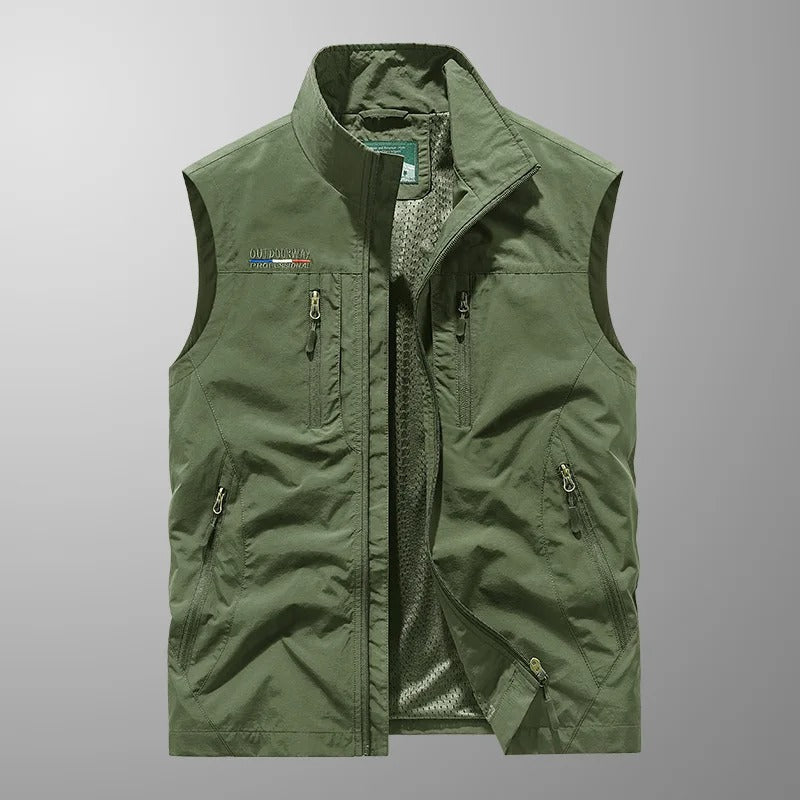 CASPER™ | Gilet cargo traspirante con tasche multiple