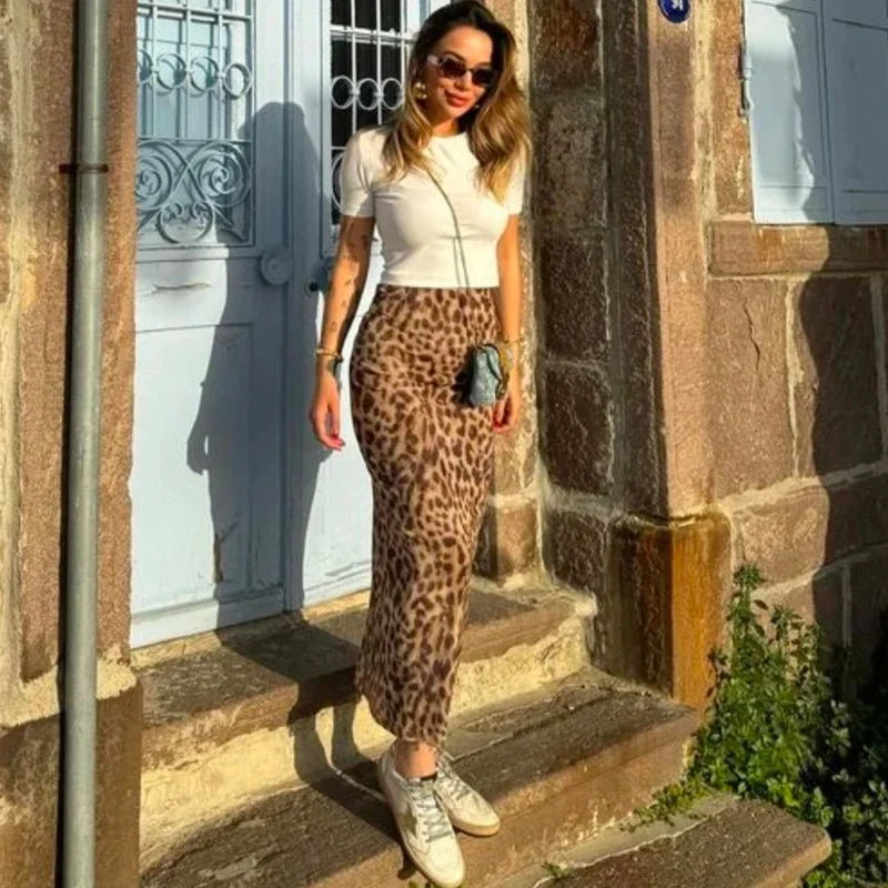 ELETTRA™ | Gonna lunga animalier