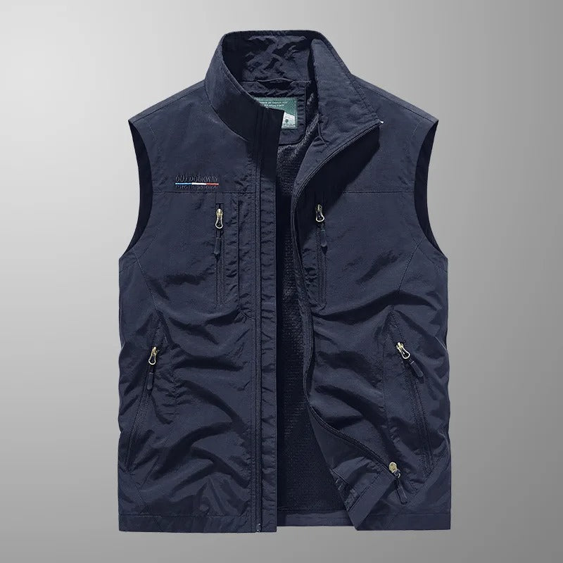 CASPER™ | Gilet cargo traspirante con tasche multiple