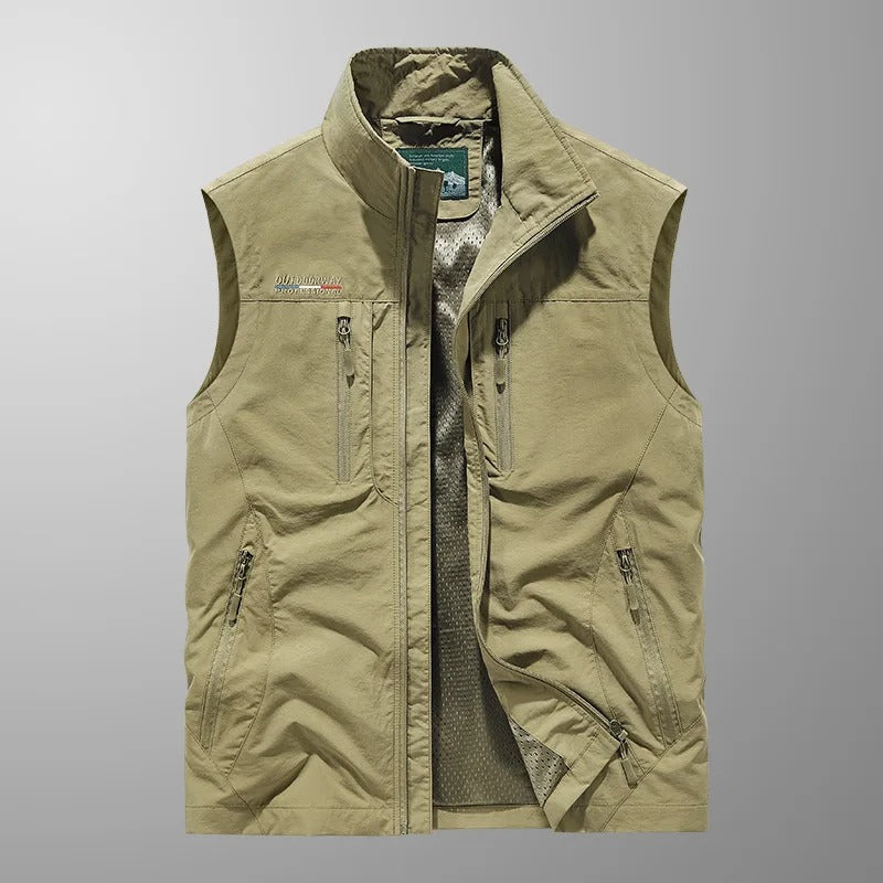 CASPER™ | Gilet cargo traspirante con tasche multiple