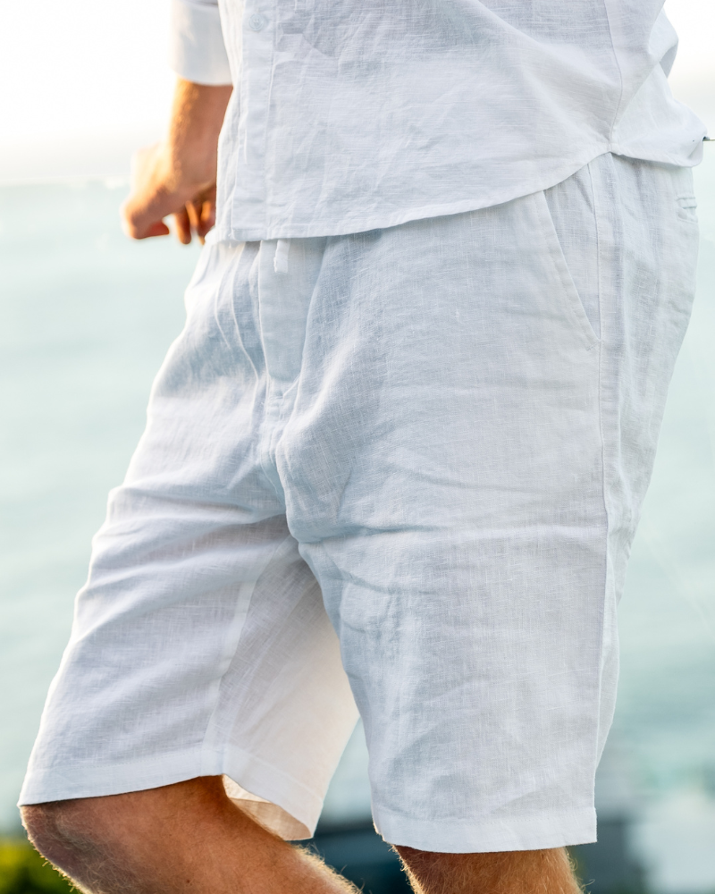 CASABLANCA™ | Shorts premium in lino