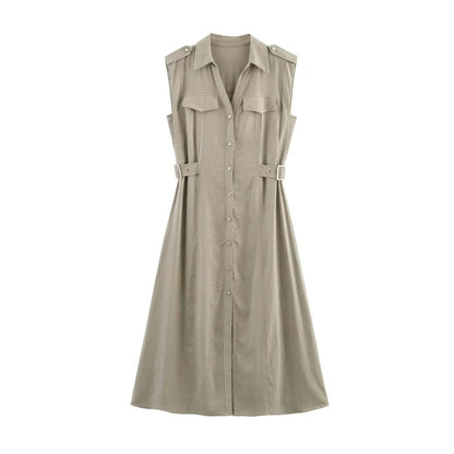 ENEA™ | Vestito smanicato premium