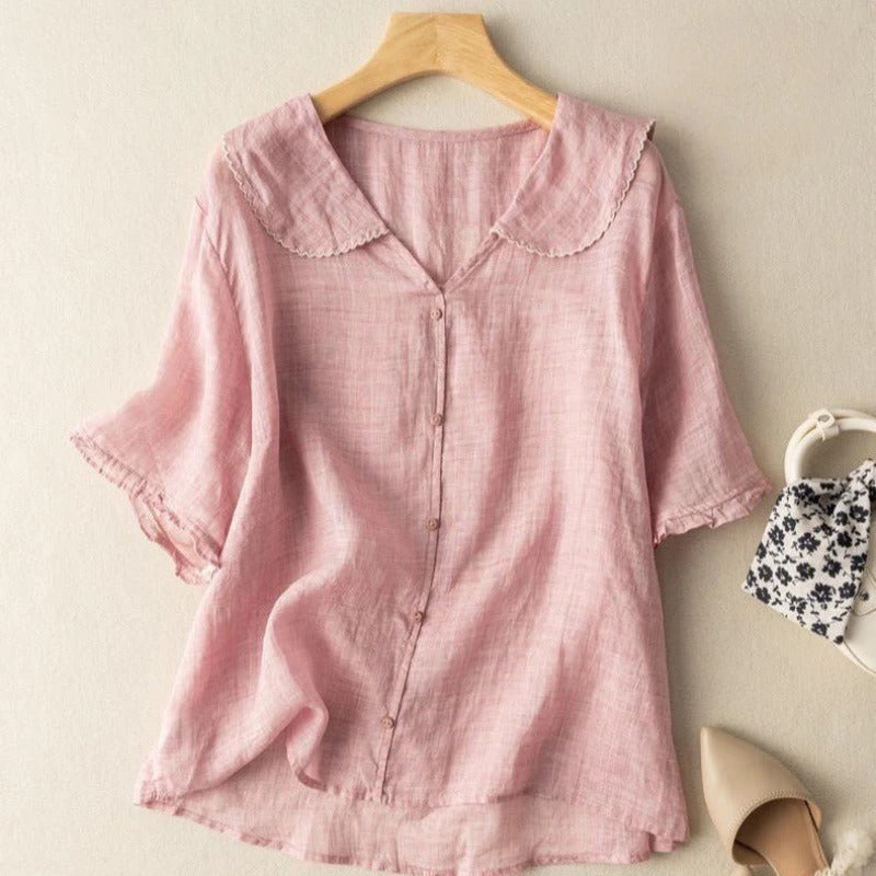 ADELE™ | Blusa in lino