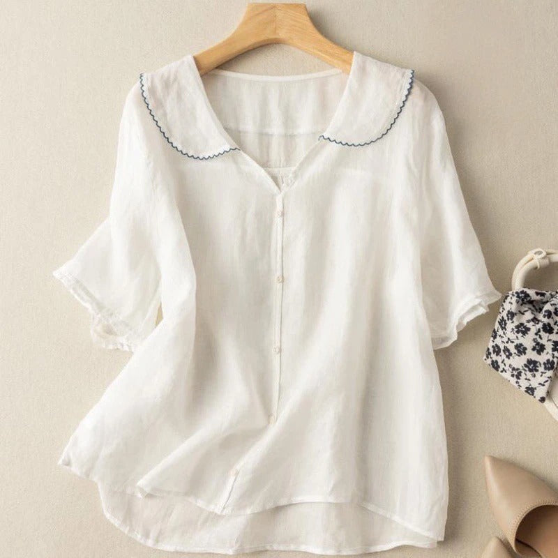 ADELE™ | Blusa in lino