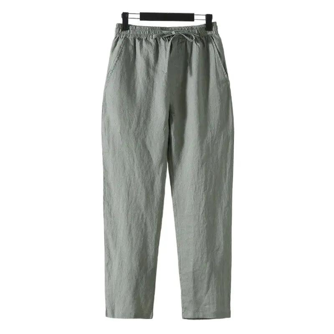 FEDERICO™ | Pantaloni in lino straight fit