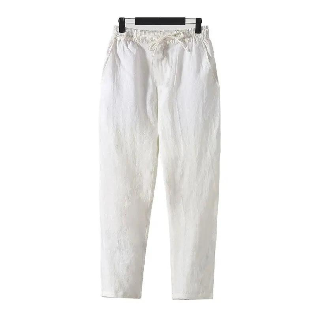 FEDERICO™ | Pantaloni in lino straight fit