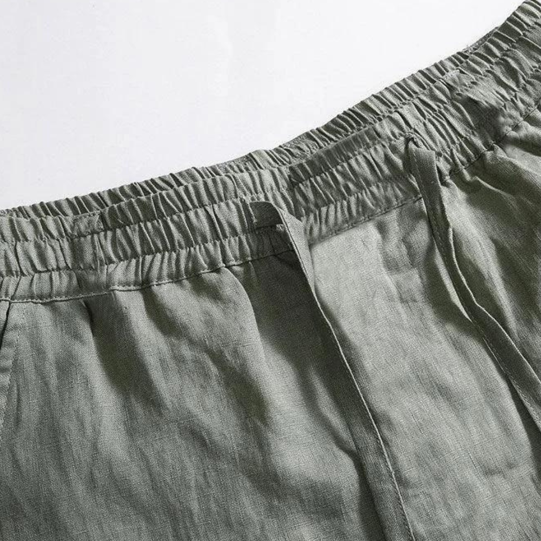 FEDERICO™ | Pantaloni in lino straight fit