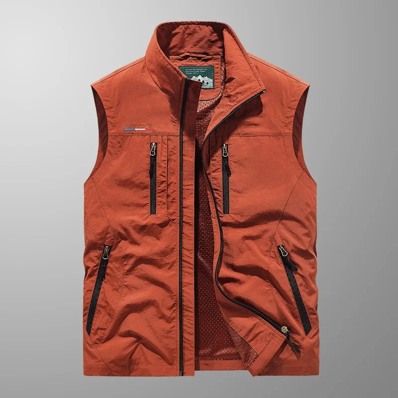 CASPER™ | Gilet cargo traspirante con tasche multiple
