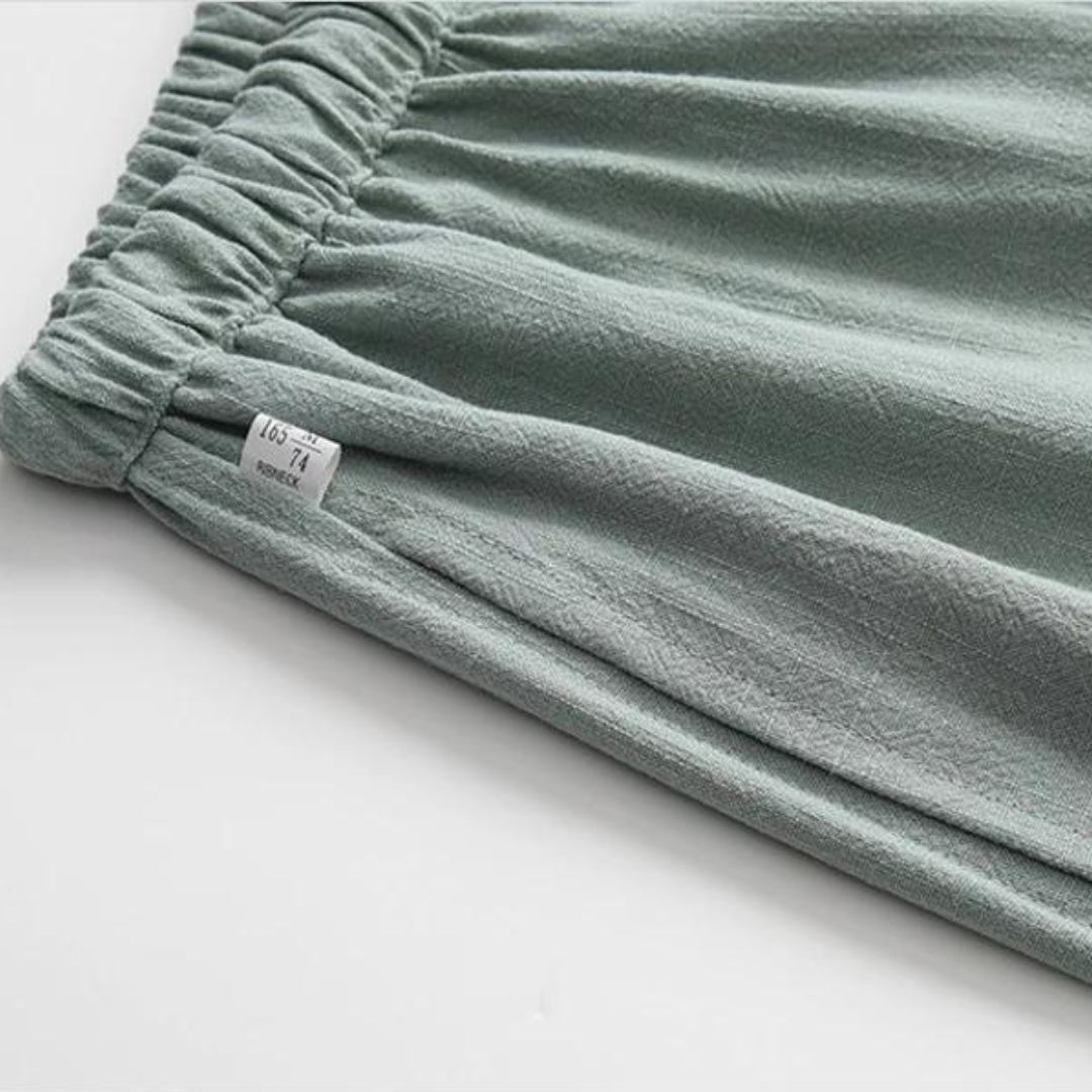 FEZ™ | Pantaloni oversize in lino