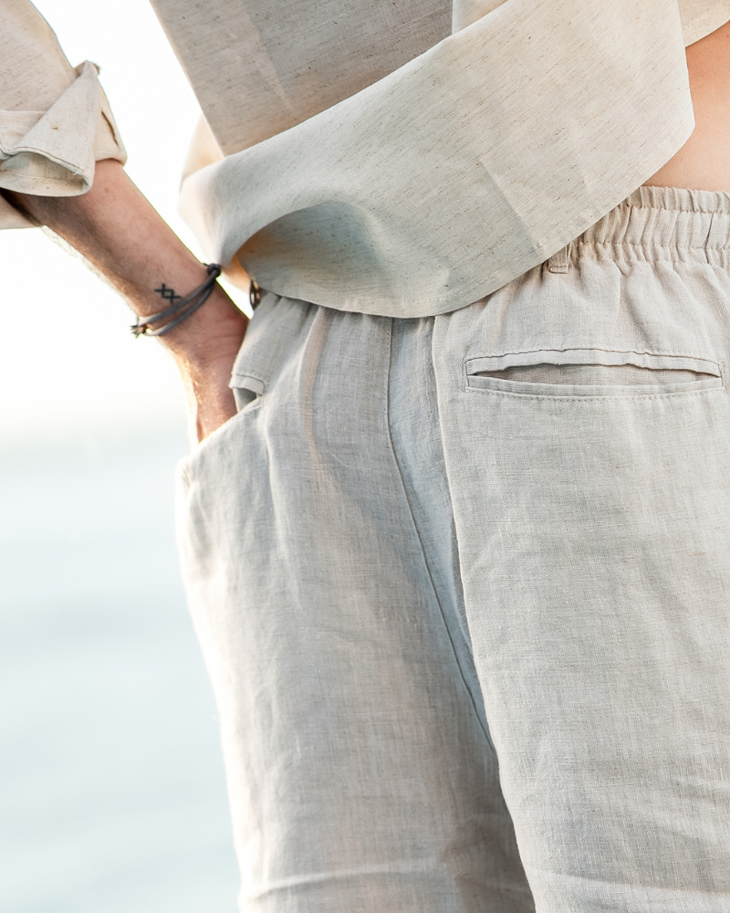 CASABLANCA™ | Shorts premium in lino