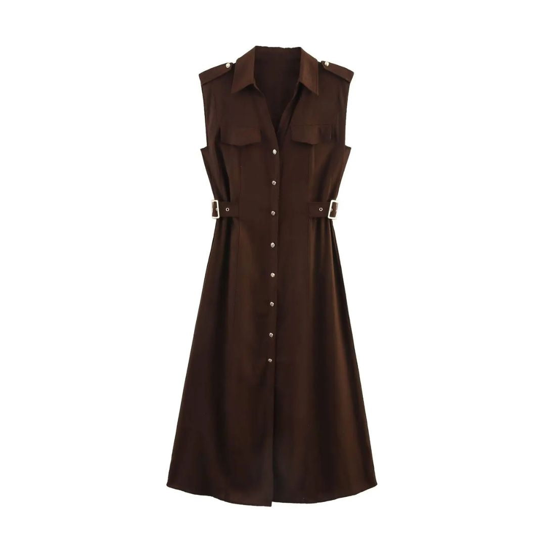 ENEA™ | Vestito smanicato premium