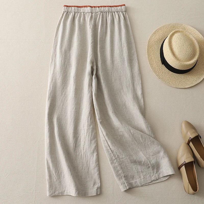 MICHELA™ | Pantaloni estivi in lino