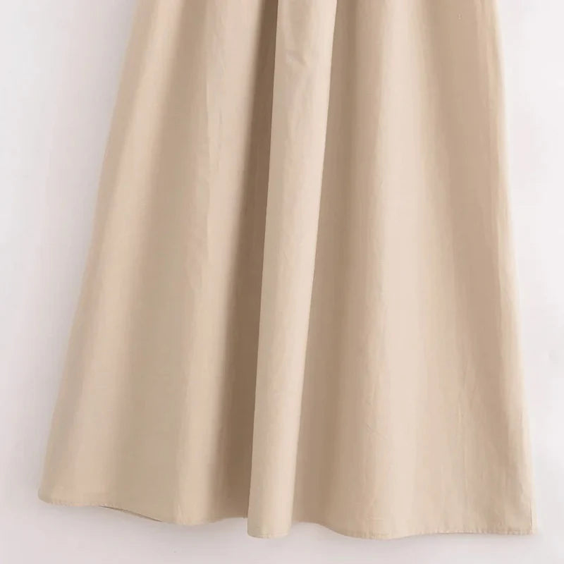 ALBA™ | Vestito smanicato lungo