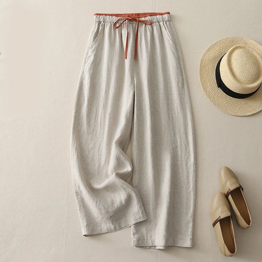 MICHELA™ | Pantaloni estivi in lino