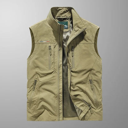 CASPER™ | Gilet cargo traspirante con tasche multiple